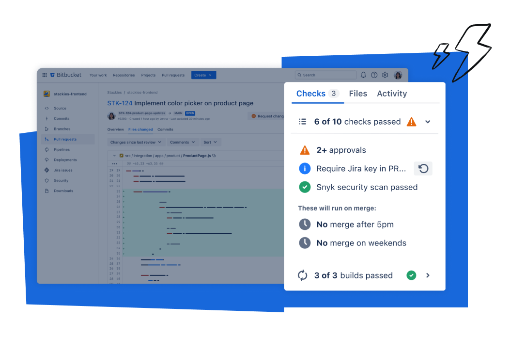 Снимок экрана: управление проектами