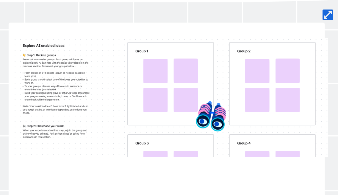 Quadro com notas adesivas
