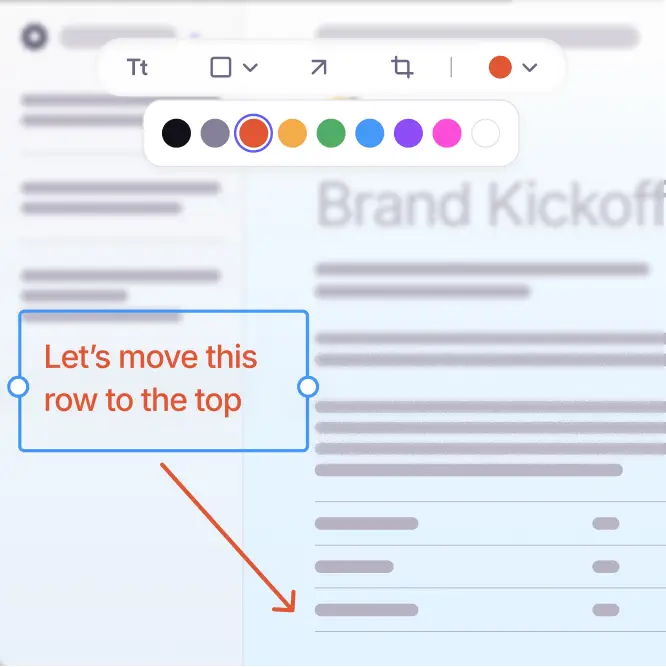 Loom annotate screenshot