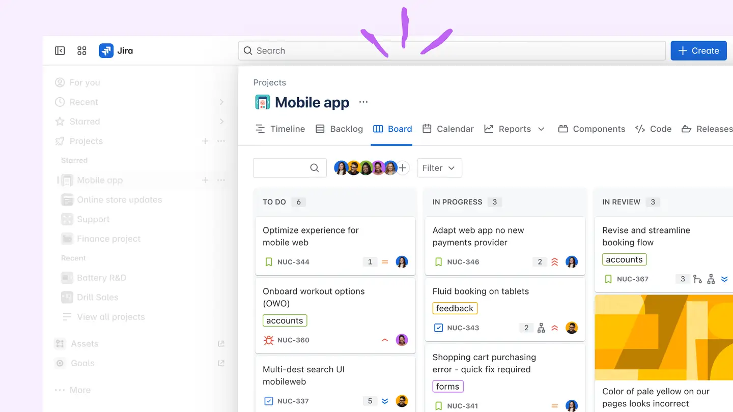 What is main content area screenshot
