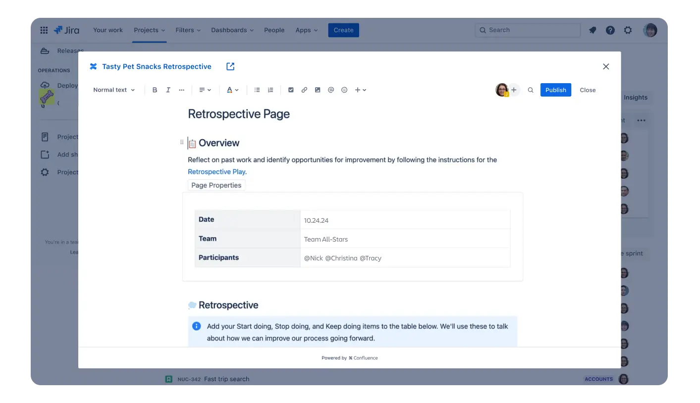 Prowadzenie retrospektyw