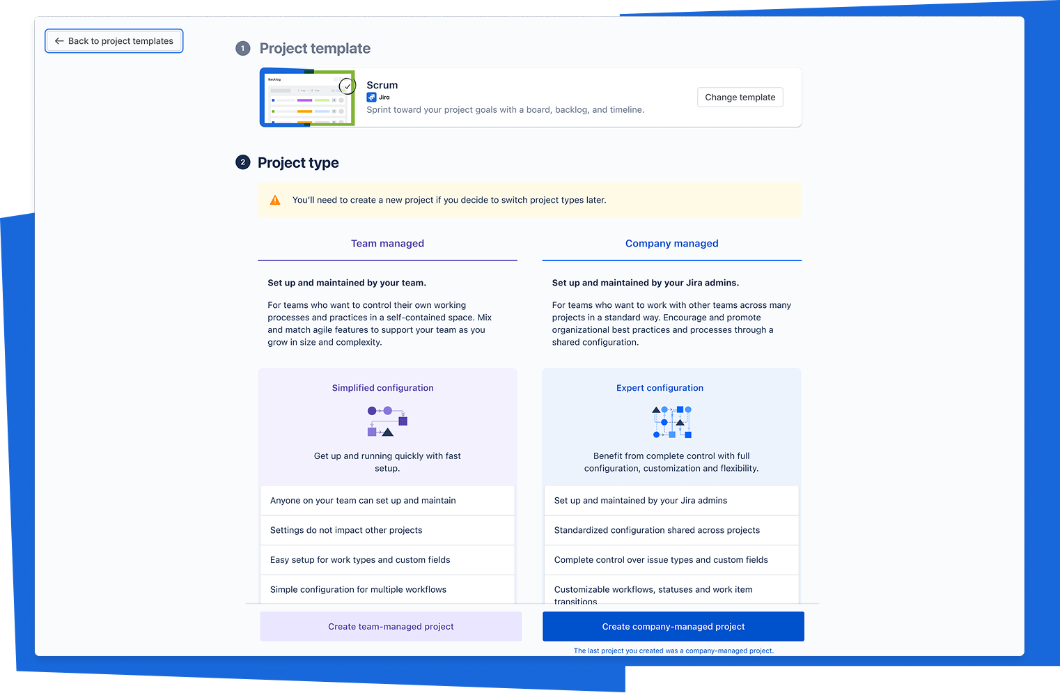 Product screen