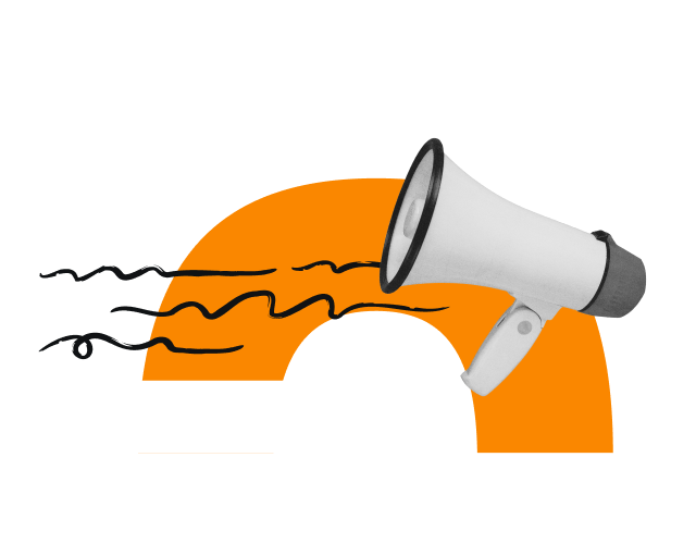 Ilustracja megafonu