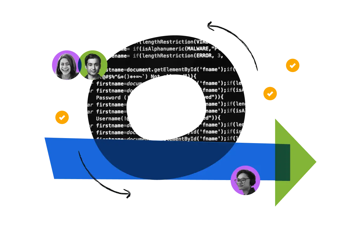 화살이 있는 일러스트레이션