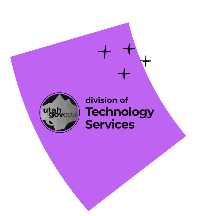 Logo wydziału usług technologicznych w Utah