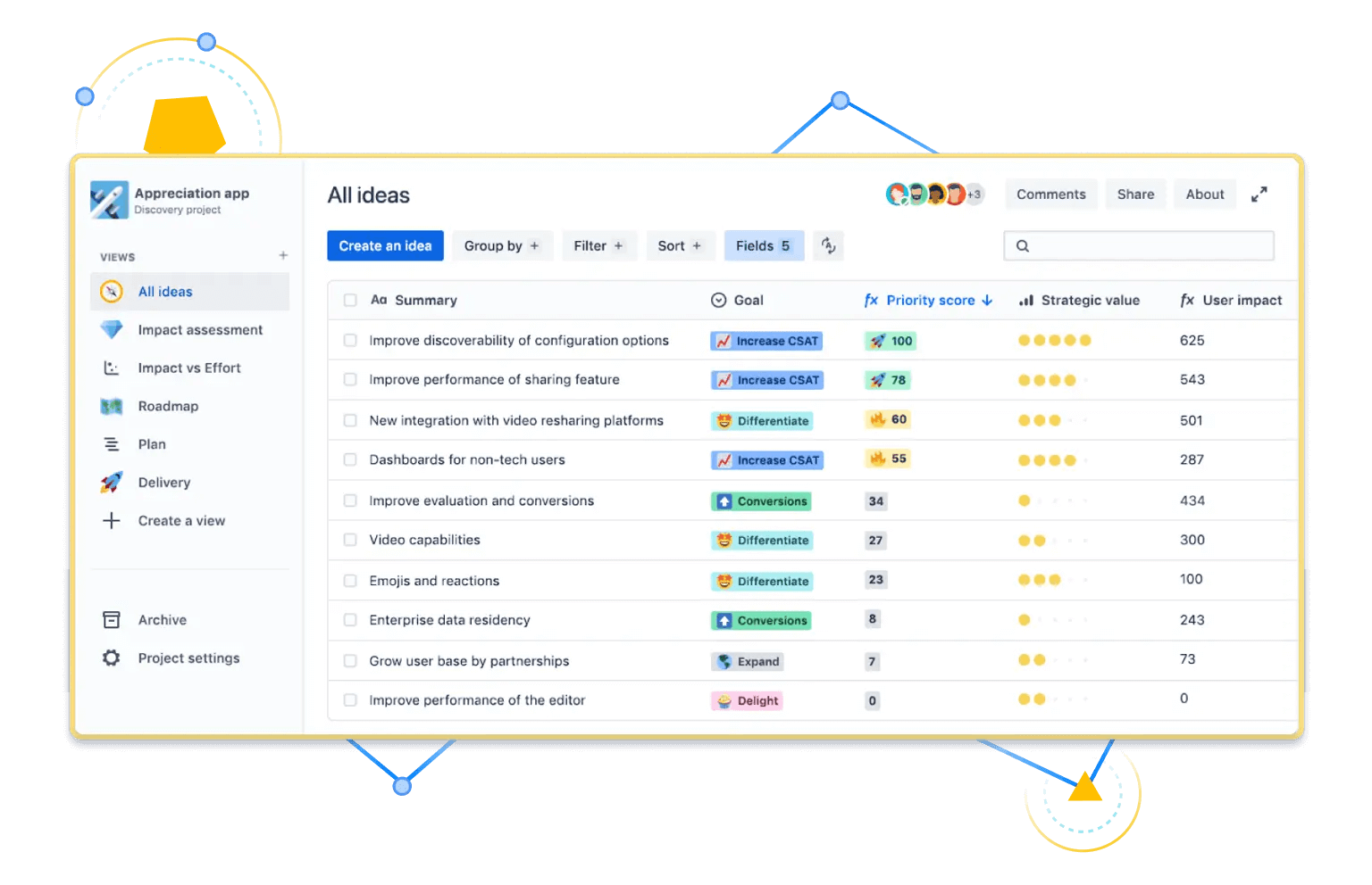 Миниатюра продукта Jira Product Discovery