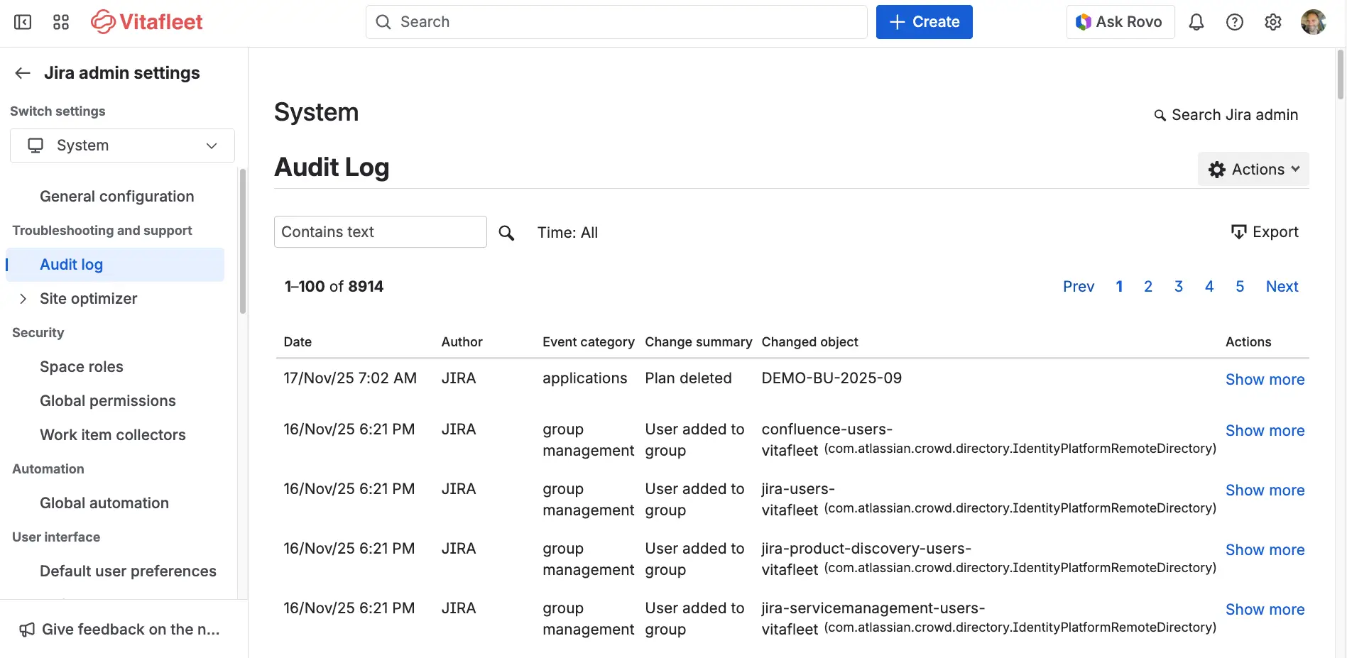 Auditlogs