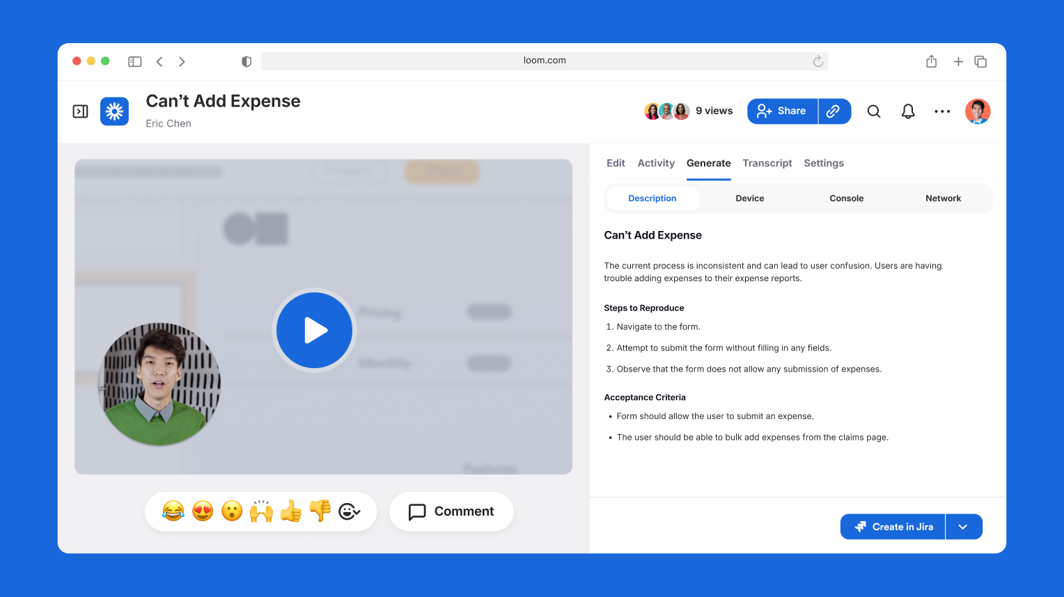 Signalez des bugs en quelques secondes, sans devoir rédiger des paragraphes
